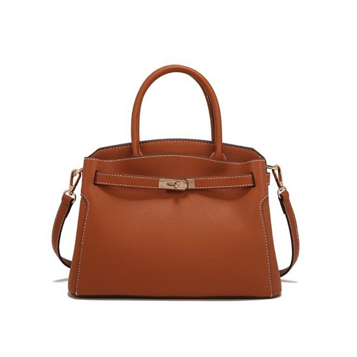 Torebka Damska Crossbody Strukturalna z Uchwytem i Zapięciem