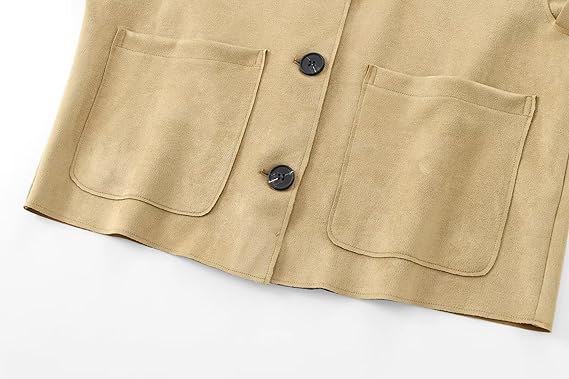Żakiet Damski Krótki z Długim Rękawem i Eleganckim Krojem