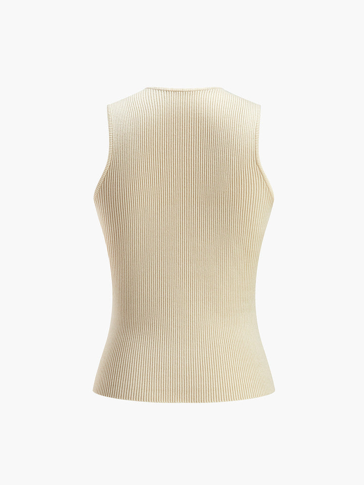 Damski Top Basic o Kroju Slim Fit – Miękki i Elastyczny