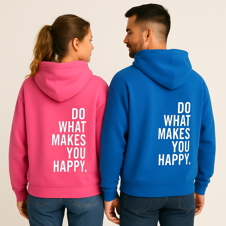 Bluza Unisex z Cytatem Rób To Co Sprawia Że Jesteś Szczęśliwy