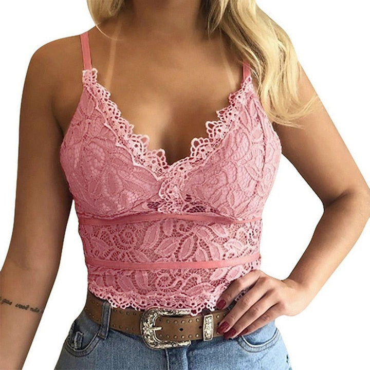 Koronkowy Top Damski W Seksownym i Eleganckim Stylu