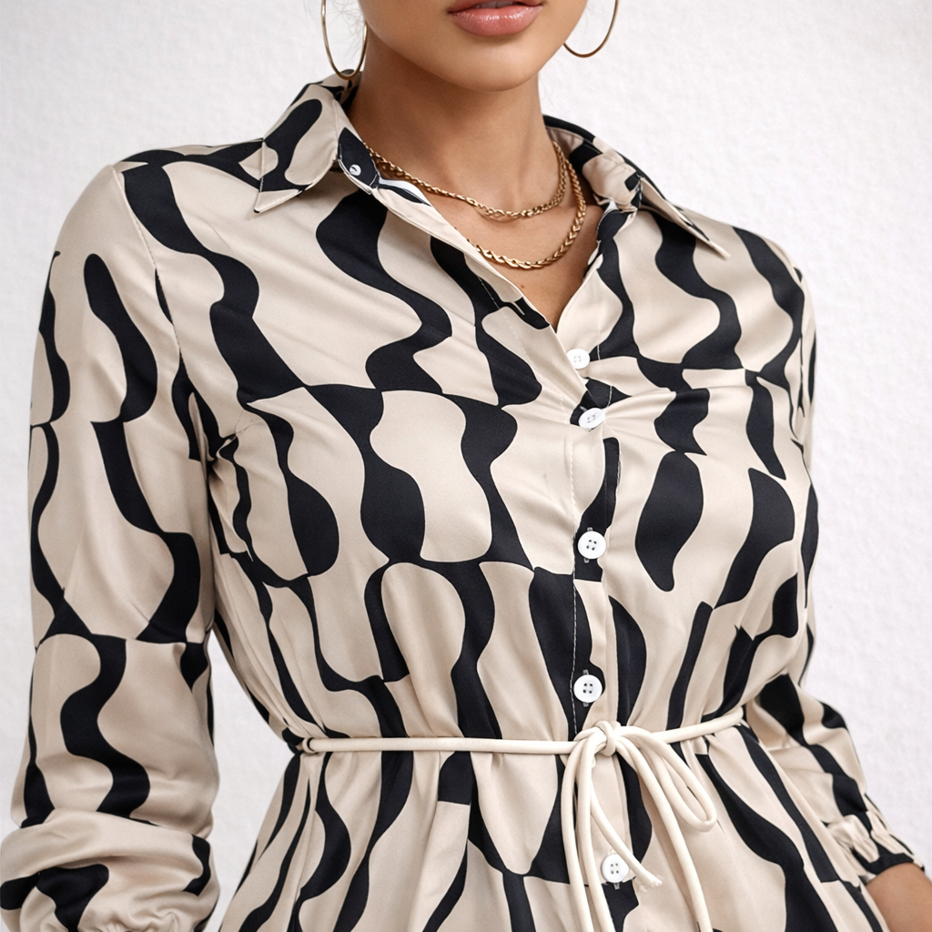 Letnia Sukienka Mini w Stylu Casual Chic