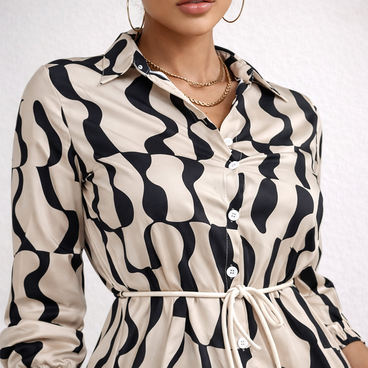 Letnia Sukienka Mini w Stylu Casual Chic