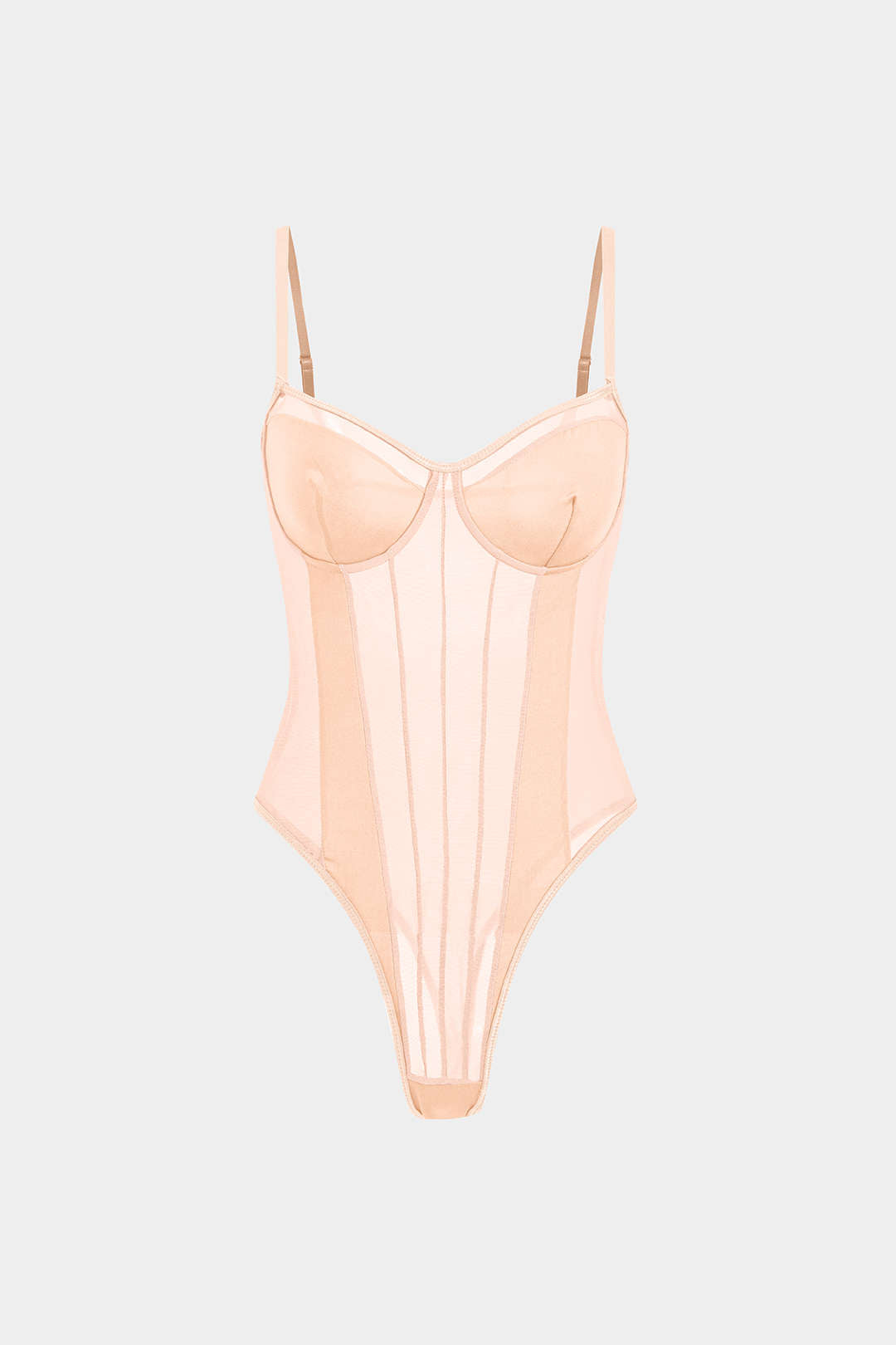 Eleganckie Body z Siatki o Patchworkowym Wzorze