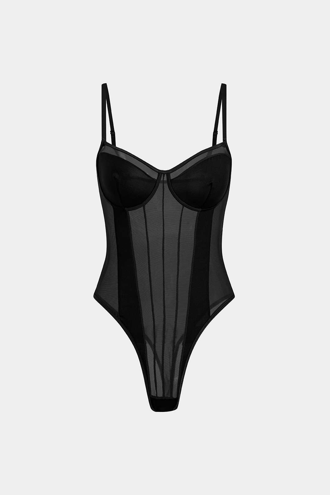 Eleganckie Body z Siatki o Patchworkowym Wzorze