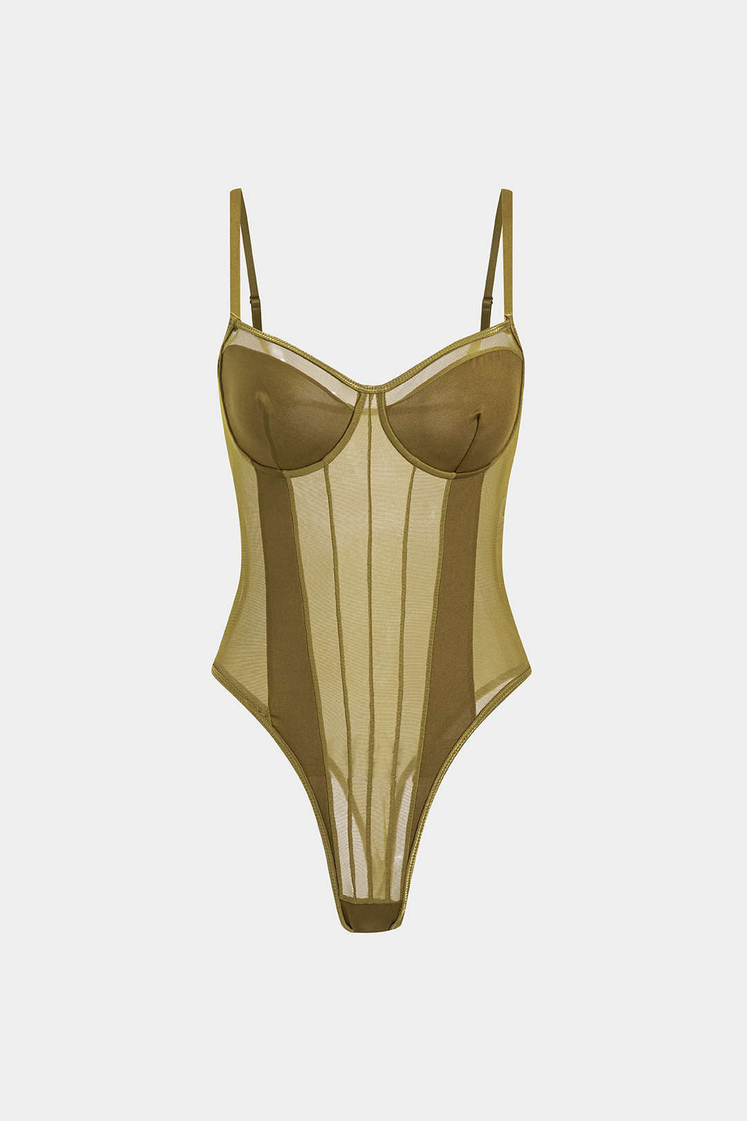 Eleganckie Body z Siatki o Patchworkowym Wzorze