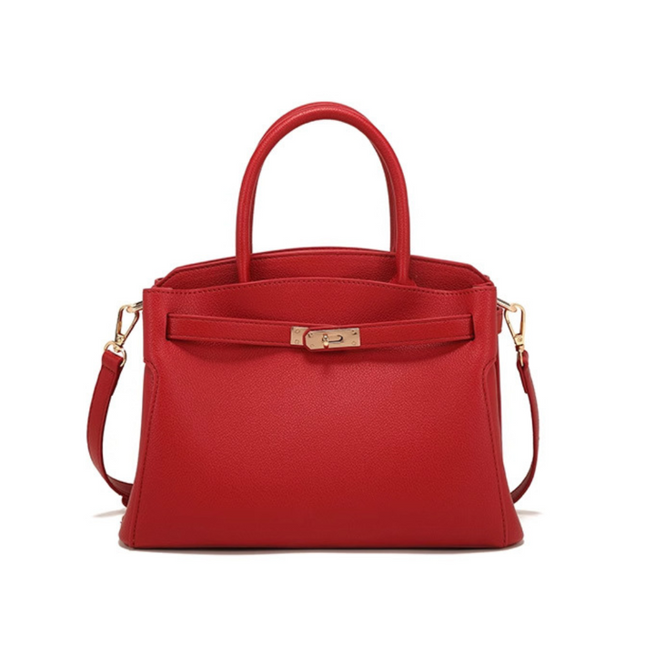 Torebka Damska Crossbody Strukturalna z Uchwytem i Zapięciem