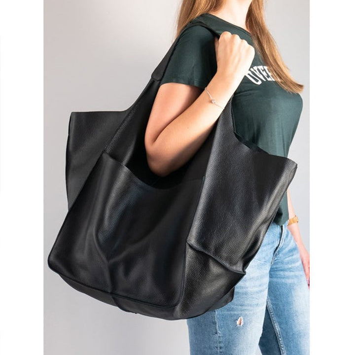 Duża Torebka na Ramię w Stylu Vintage dla Kobiet