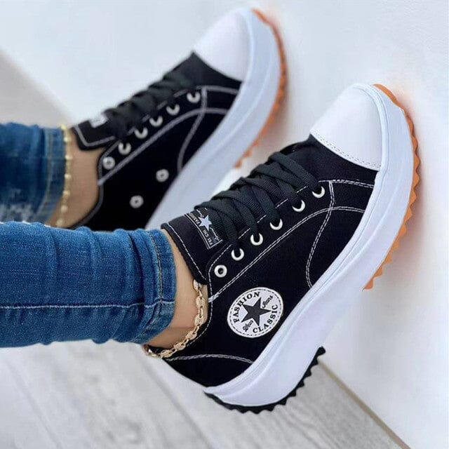 Damskie Buty Sportowe z Profilowaną Wkładką