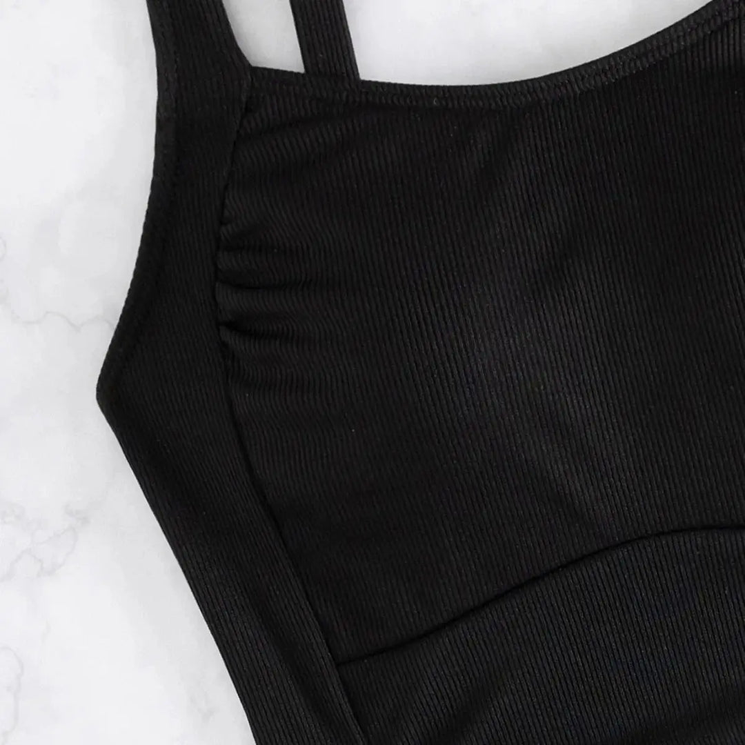 Zestaw Bikini Damski – Slim Fit, Wzorzyste Stroje Kąpielowe 2-Częściowe na Lato
