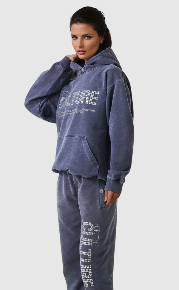 Bluza z Kapturem O Nowoczesnym Designie W Stylu Kultury Streetwear