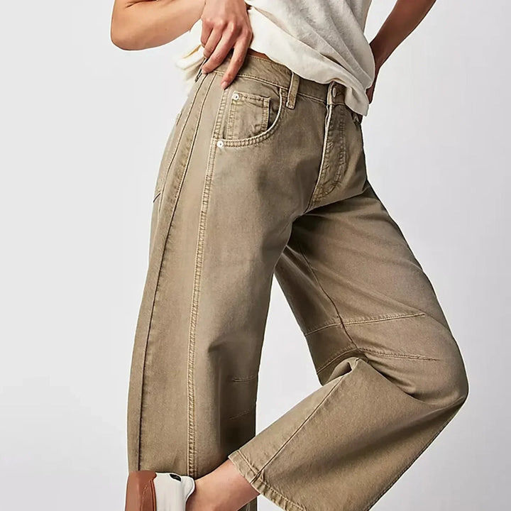 Damskie Baggy Jeans W Luźnym Fasonie