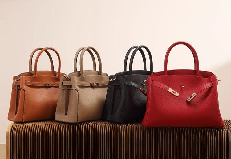 Torebka Damska Crossbody Strukturalna z Uchwytem i Zapięciem