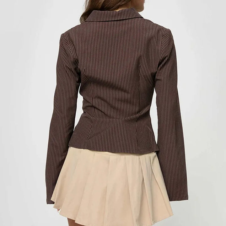 Retro Bluzka Damska w Eleganckim Stylu Vintage
