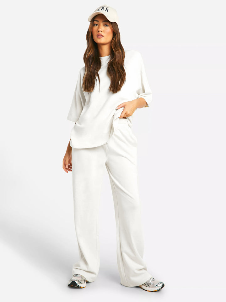Oversize Letni Zestaw Damski W Lekkim Stylu