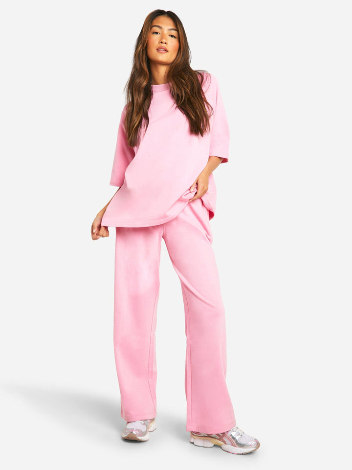 Oversize Letni Zestaw Damski W Lekkim Stylu