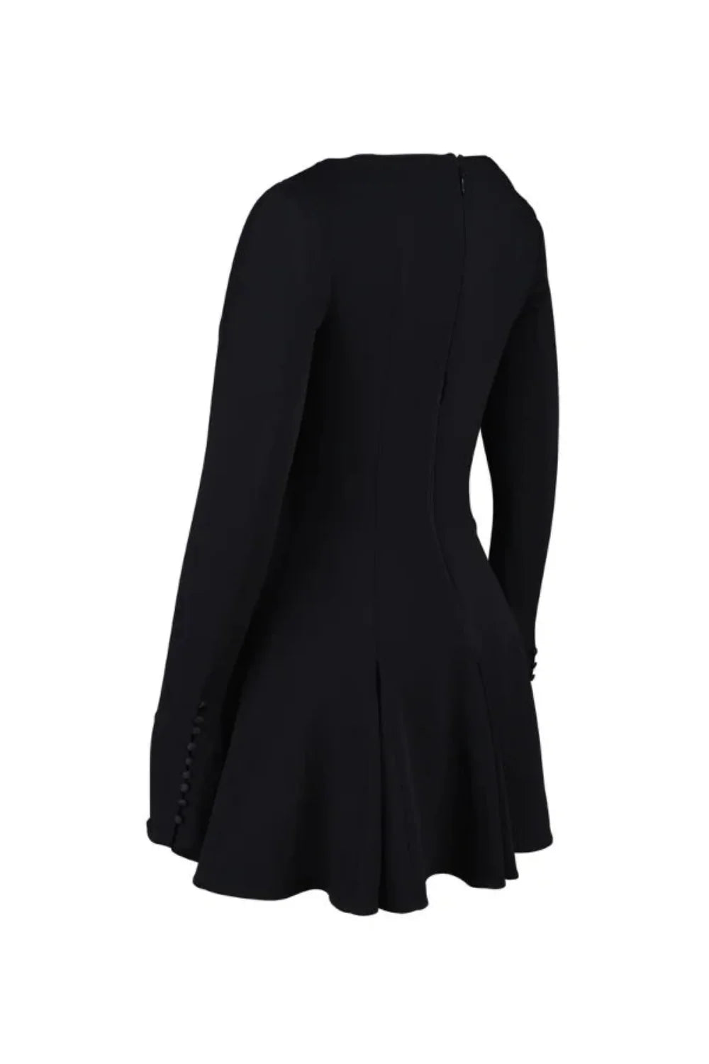 Elegancka Mini Sukienka z Długimi Rękawami