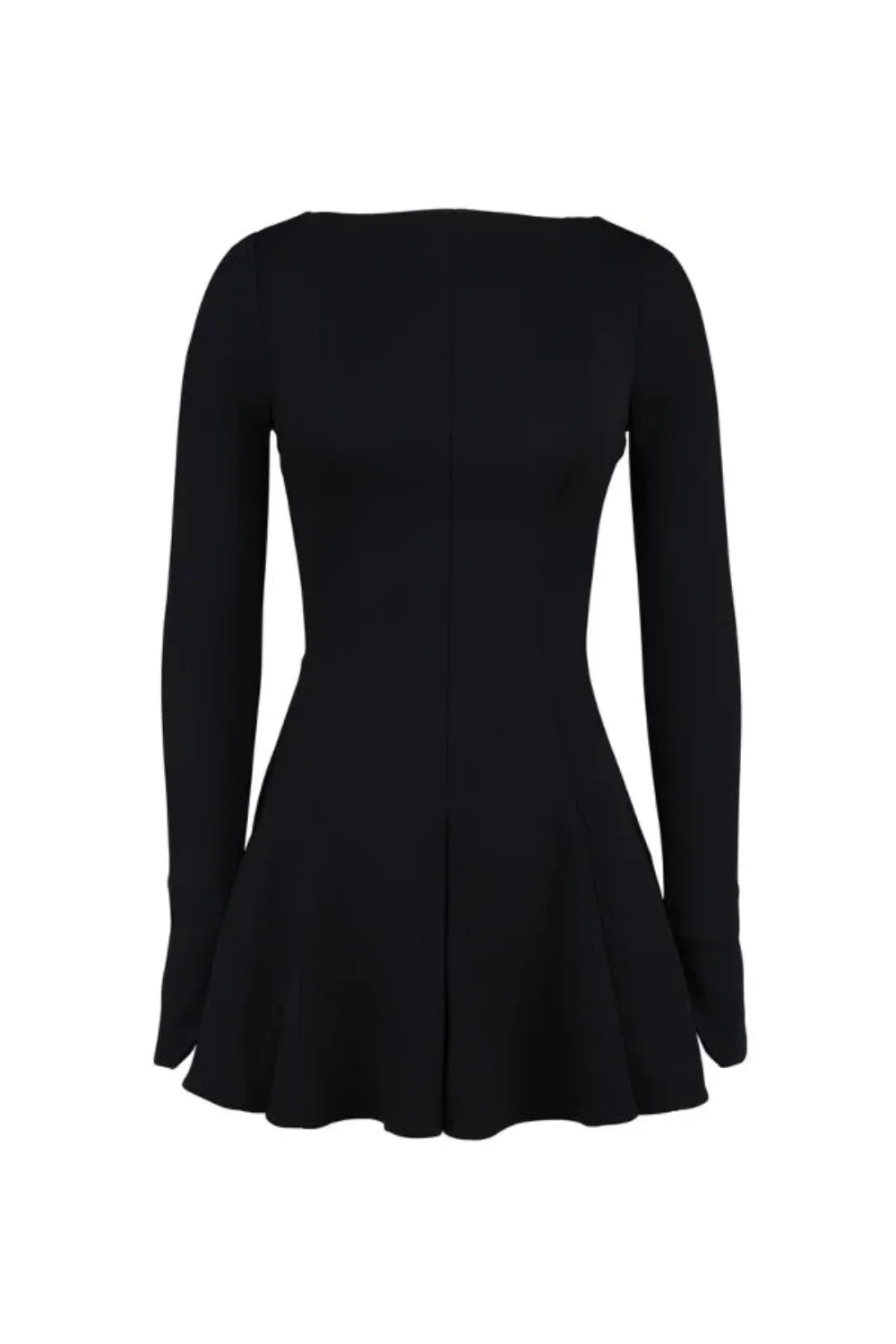 Elegancka Mini Sukienka z Długimi Rękawami
