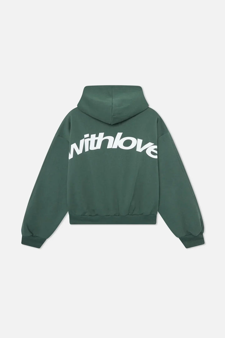 Bluza z Nadrukiem Z Miłością W Casualowym Stylu