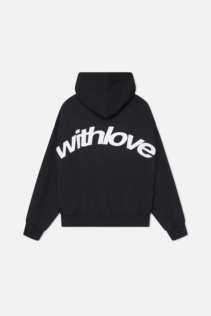 Bluza z Nadrukiem Z Miłością W Casualowym Stylu