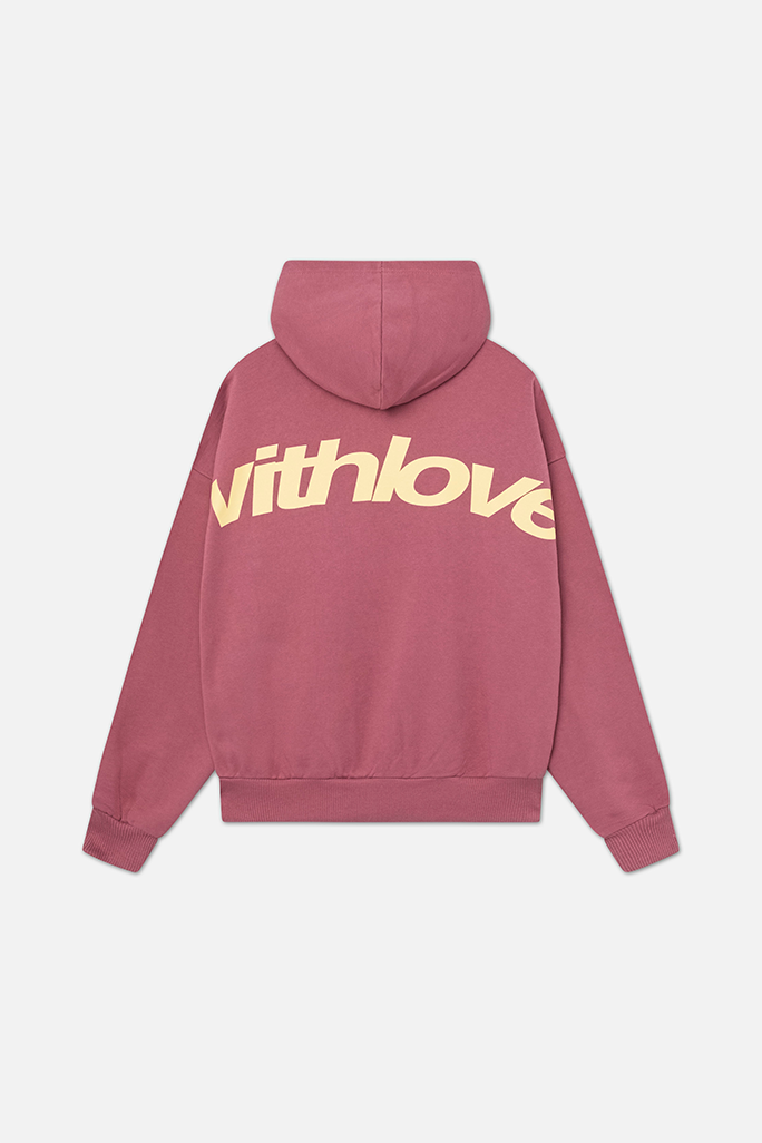 Bluza z Nadrukiem Z Miłością W Casualowym Stylu