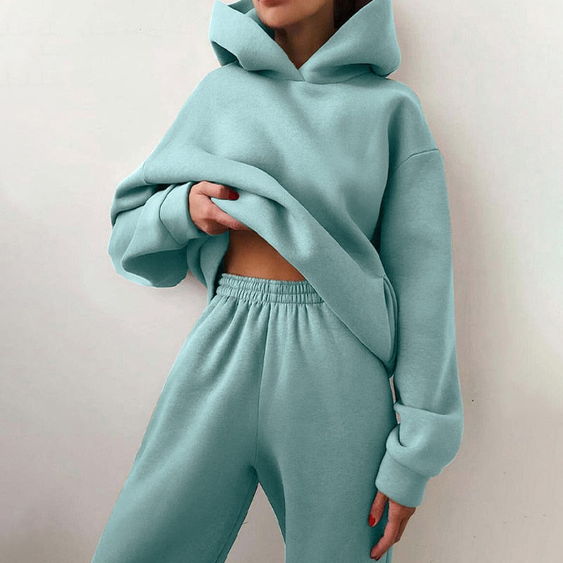 Zestaw Dresowy Damski Oversize