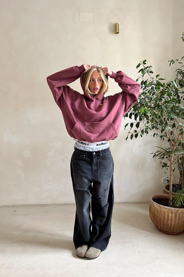 Bluza z Nadrukiem Z Miłością W Casualowym Stylu