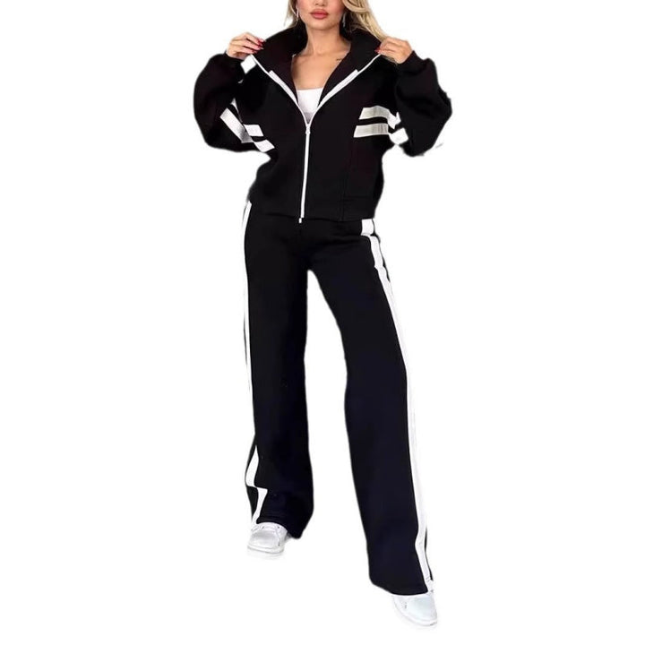 Modny Dwuczęściowy Zestaw Treningowy Dla Kobiet W Sportowym Stylu